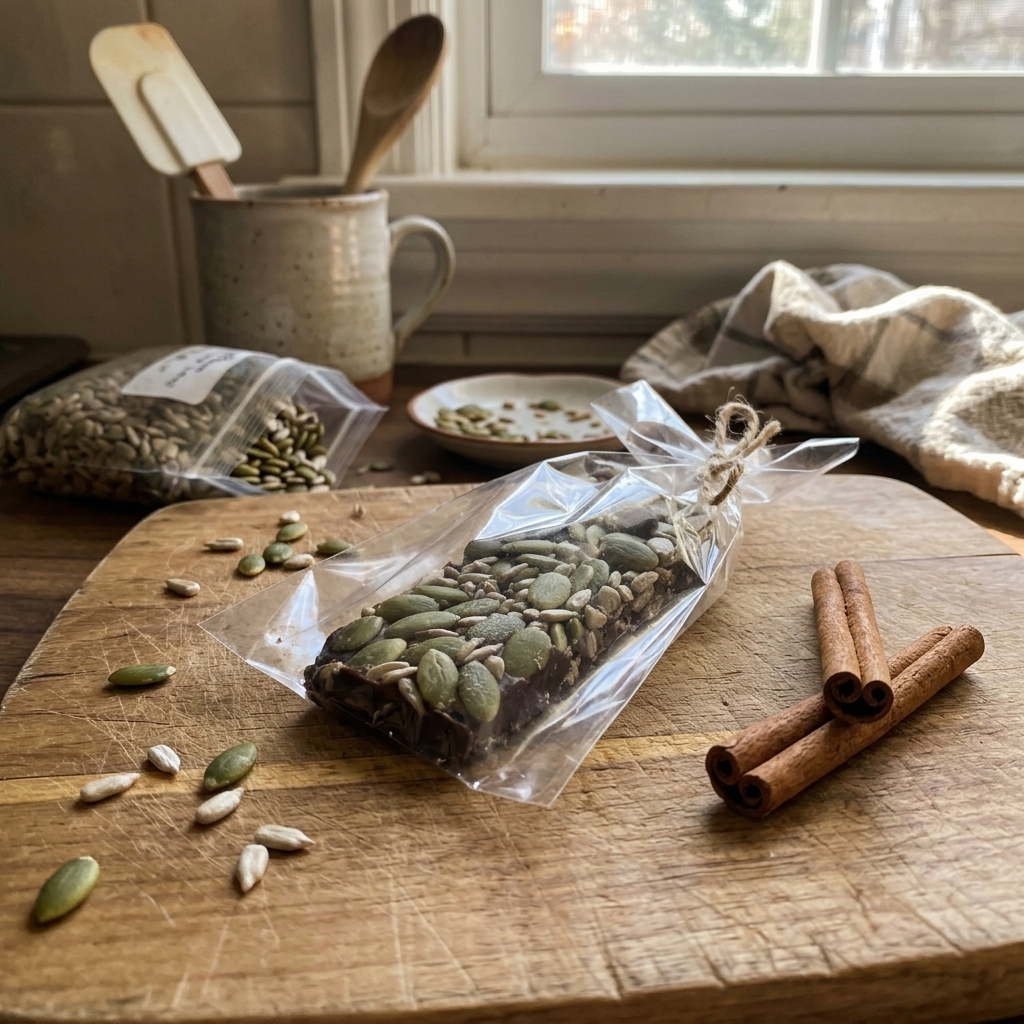 Les Bâtonnets Épicés Graines de Courge & Cannelle